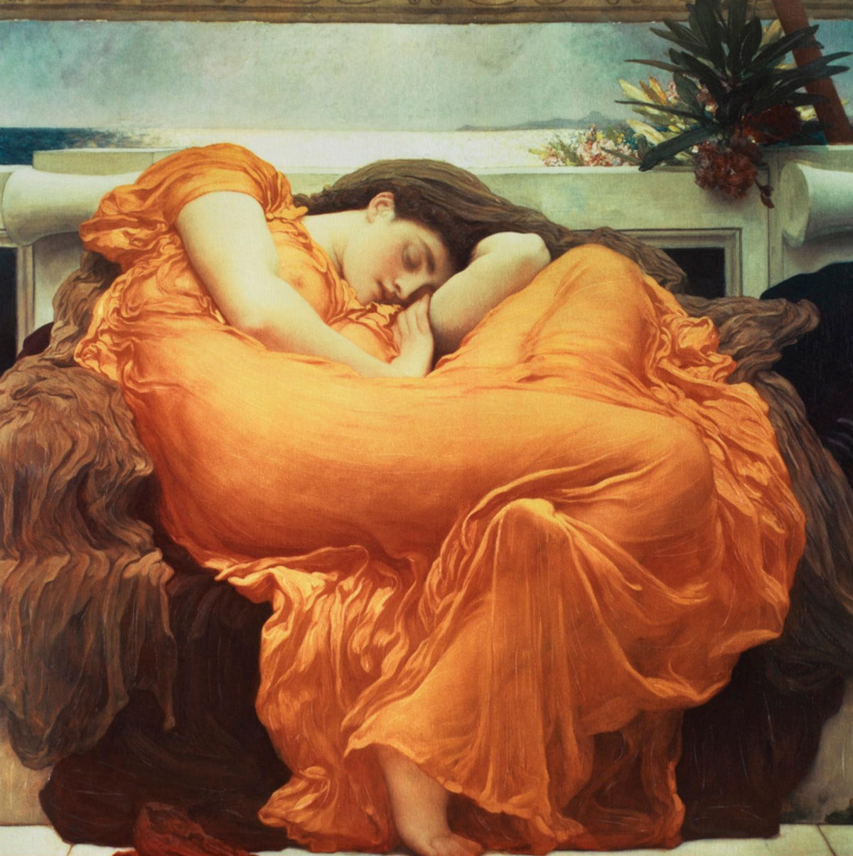 Flaming June, Greetings Card