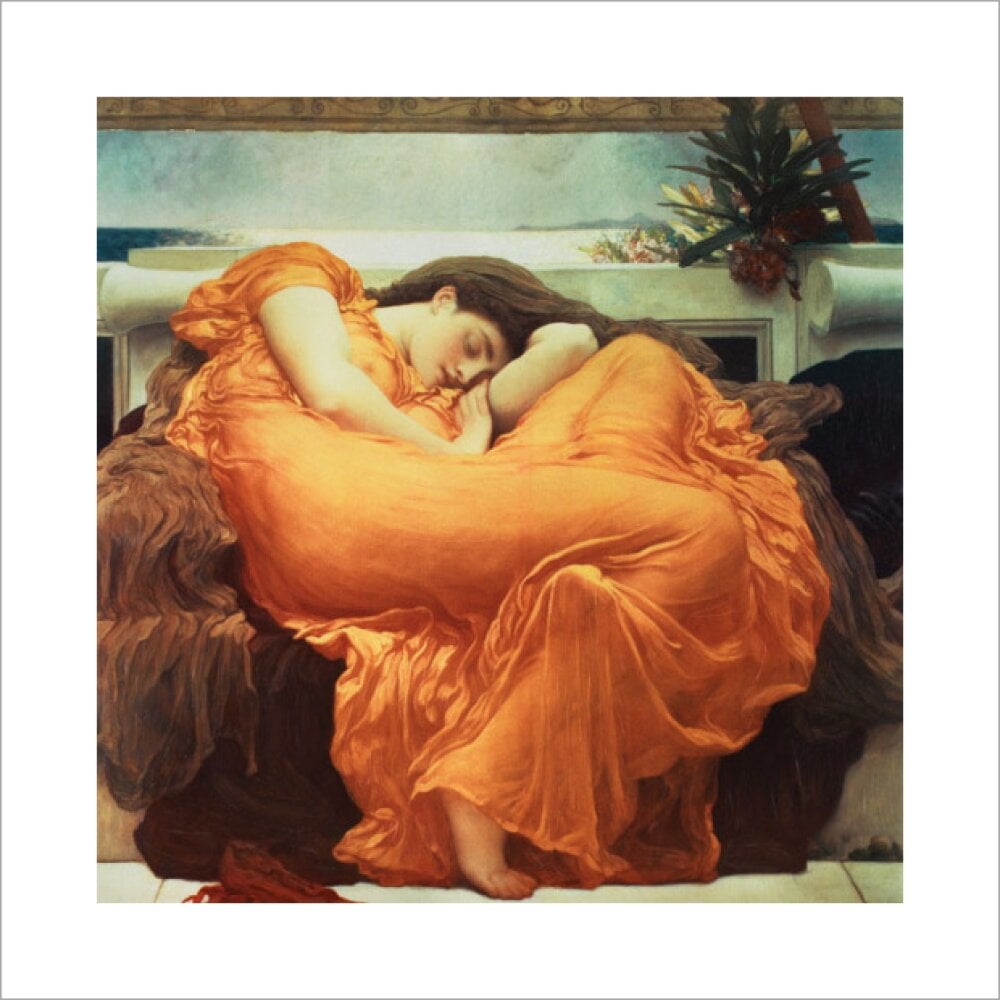 Flaming June , Mounted Print