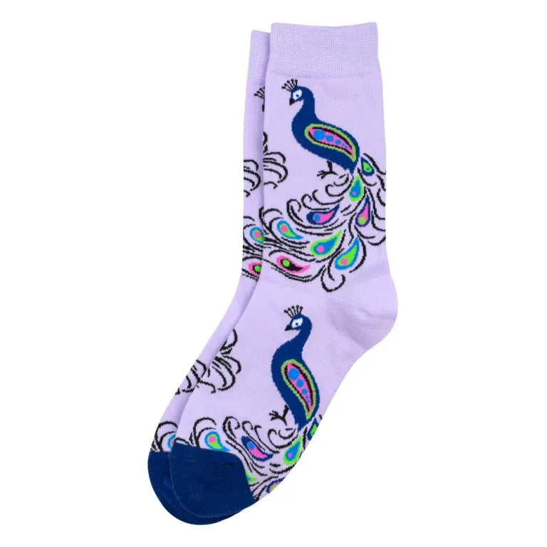 Peacock Socks - UK sizes 4 to 7