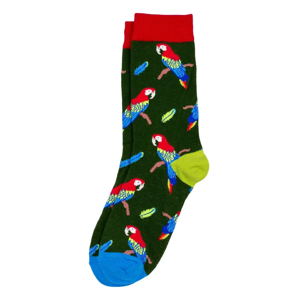 Parrot Socks - UK sizes 4 to 7