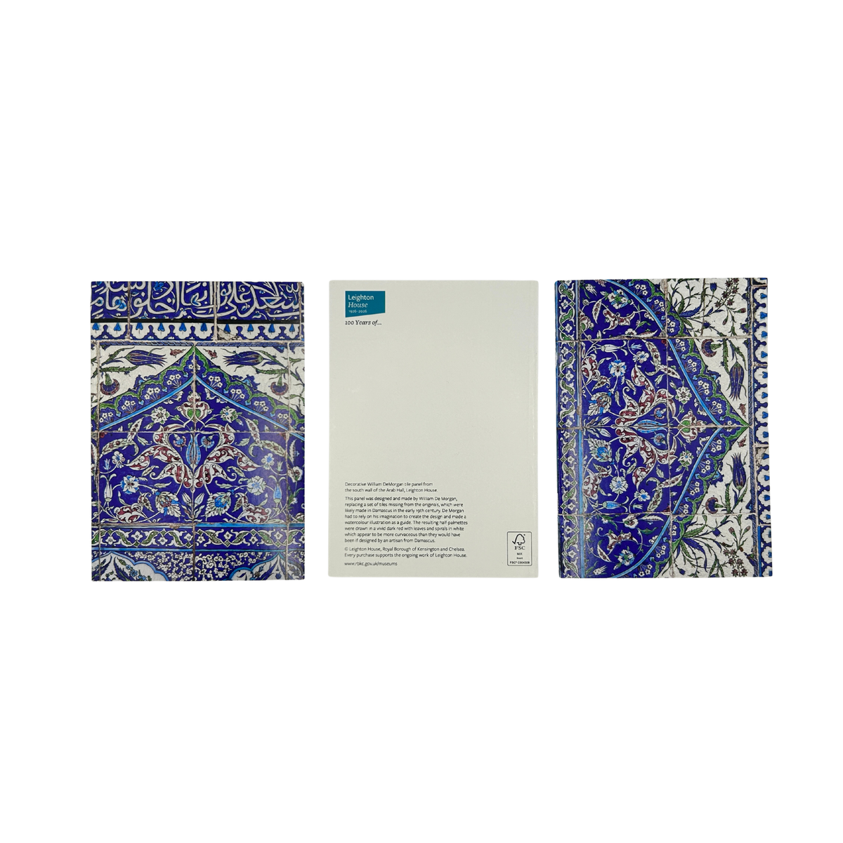 A6 Notebook Set of 3 Arab Hall Lunette Tile